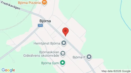 Lägenheter att hyra i Örnsköldsvik - kort over placeringen