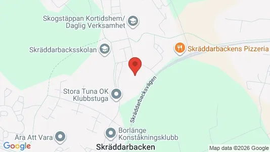 Lägenheter att hyra i Borlänge - kort over placeringen