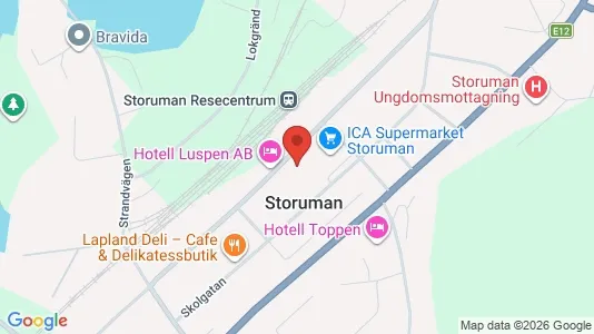 Lägenheter att hyra i Storuman - Bild från Google Street View