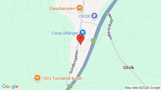 Lägenheter att hyra i Kramfors - kort over placeringen