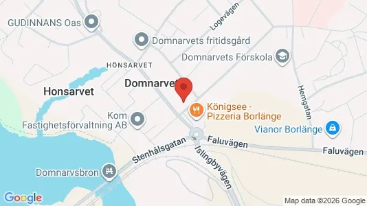 Lägenheter att hyra i Borlänge - kort over placeringen