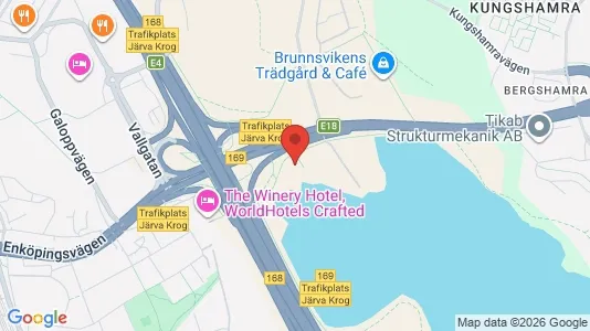 Lägenheter att hyra i Solna - kort over placeringen