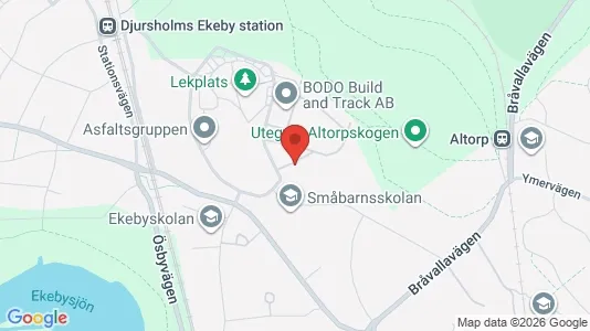 Lägenheter att hyra i Danderyd - kort over placeringen