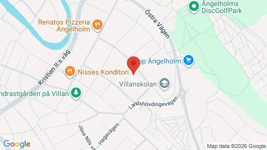 Lägenheter att hyra i Ängelholm - kort over placeringen