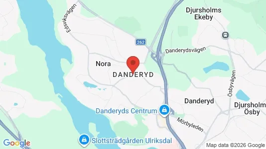 Hus att hyra i Danderyd - kort over placeringen