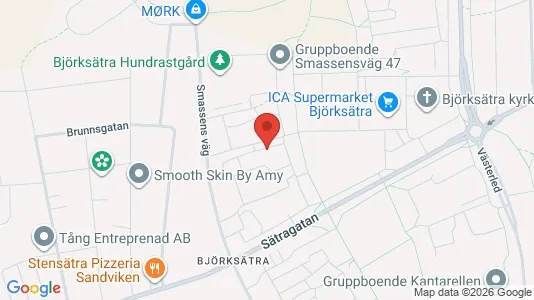 Lägenheter att hyra i Sandviken - kort over placeringen