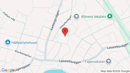 Lägenheter att hyra i Falkenberg - kort over placeringen