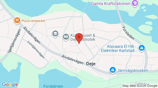 Lägenheter att hyra i Forshaga - kort over placeringen