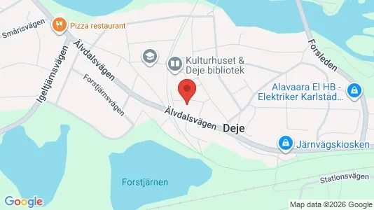 Lägenheter att hyra i Forshaga - kort over placeringen
