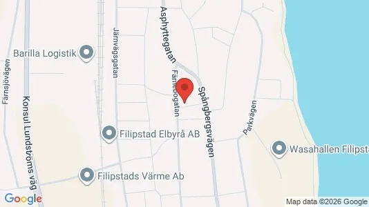 Lägenheter att hyra i Filipstad - kort over placeringen