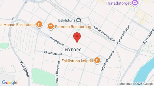 Lägenheter att hyra i Eskilstuna - kort over placeringen