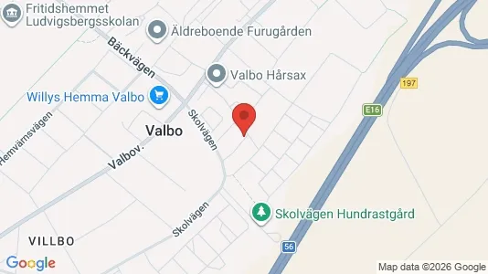 Lägenheter att hyra i Gävle - kort over placeringen