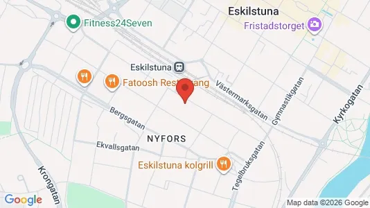 Lägenheter att hyra i Eskilstuna - kort over placeringen