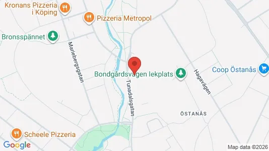 Lägenheter att hyra i Köping - kort over placeringen
