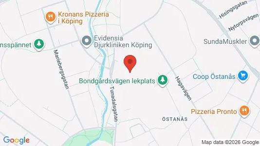 Lägenheter att hyra i Köping - kort over placeringen