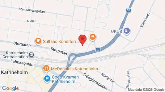 Lägenheter att hyra i Katrineholm - kort over placeringen