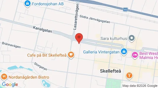Lägenheter att hyra i Skellefteå - Bild från Google Street View