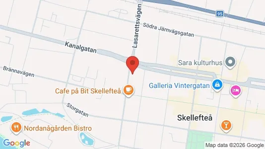 Lägenheter att hyra i Skellefteå - Bild från Google Street View