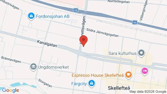 Lägenheter att hyra i Skellefteå - Bild från Google Street View