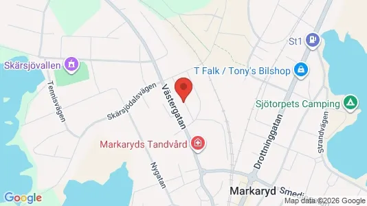 Lägenheter att hyra i Markaryd - Bild från Google Street View