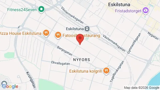 Lägenheter att hyra i Eskilstuna - kort over placeringen