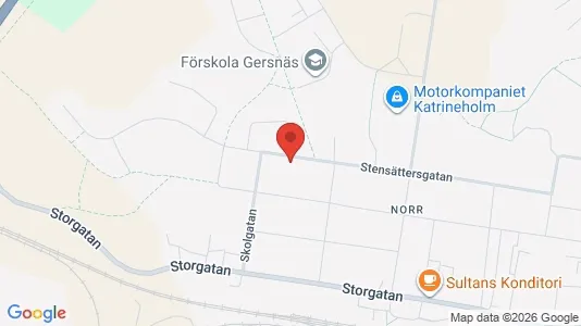 Lägenheter att hyra i Katrineholm - kort over placeringen