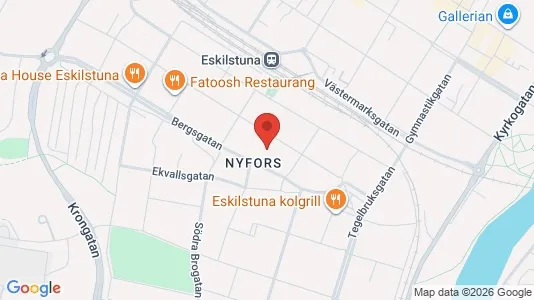 Lägenheter att hyra i Eskilstuna - kort over placeringen