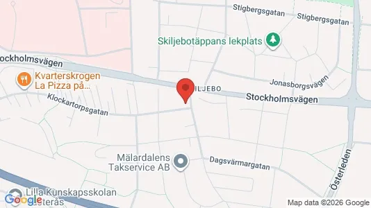 Lägenheter att hyra i Västerås - kort over placeringen