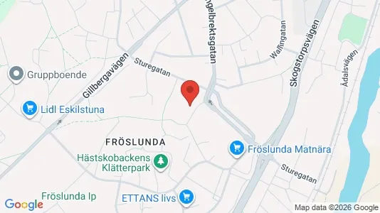 Lägenheter att hyra i Eskilstuna - kort over placeringen