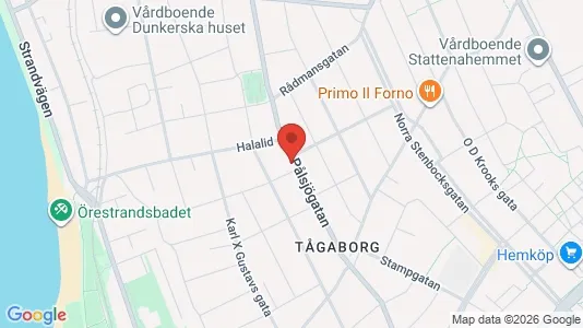 Lägenheter att hyra i Helsingborg - kort over placeringen
