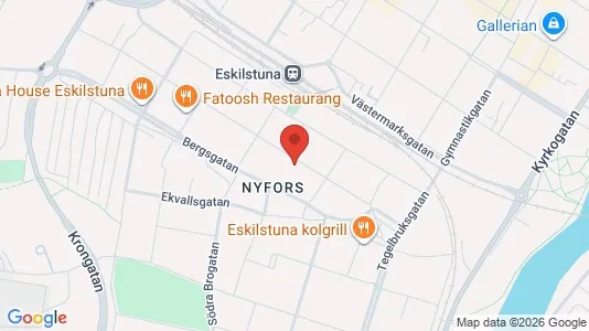Lägenheter att hyra i Eskilstuna - kort over placeringen