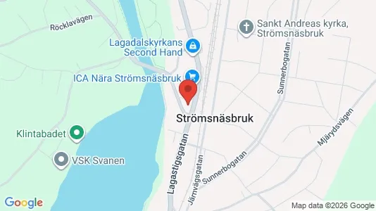 Lägenheter att hyra i Markaryd - kort over placeringen
