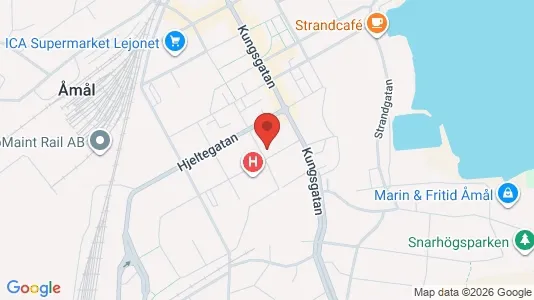 Lägenheter att hyra i Åmål - kort over placeringen