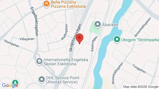 Lägenheter att hyra i Eskilstuna - kort over placeringen