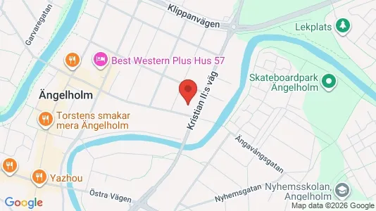 Lägenheter att hyra i Ängelholm - kort over placeringen