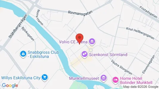 Lägenheter att hyra i Eskilstuna - kort over placeringen