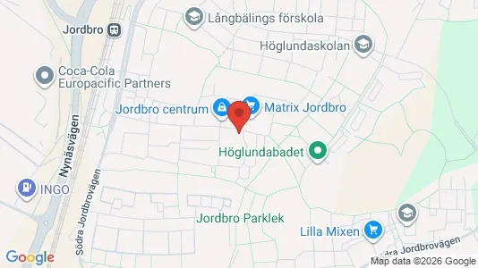 Lägenheter att hyra i Haninge - kort over placeringen