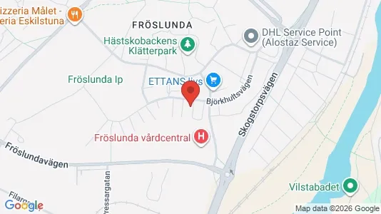 Lägenheter att hyra i Eskilstuna - kort over placeringen