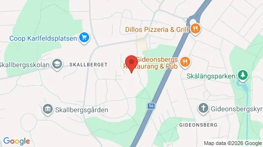 Lägenheter att hyra i Västerås - kort over placeringen