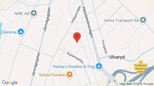 Lägenheter att hyra i Markaryd - Bild från Google Street View