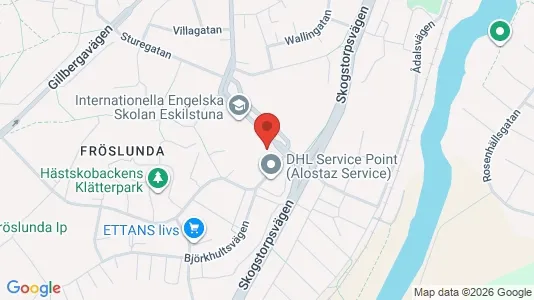 Lägenheter att hyra i Eskilstuna - kort over placeringen