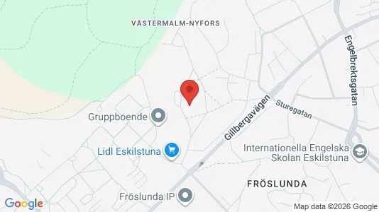 Lägenheter att hyra i Eskilstuna - kort over placeringen