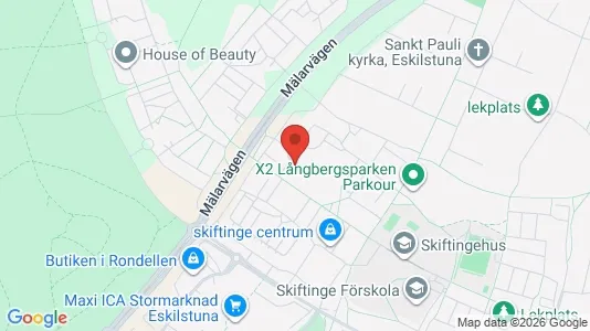 Lägenheter att hyra i Eskilstuna - kort over placeringen