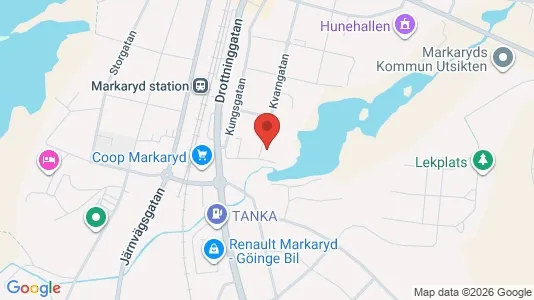 Lägenheter att hyra i Markaryd - Bild från Google Street View