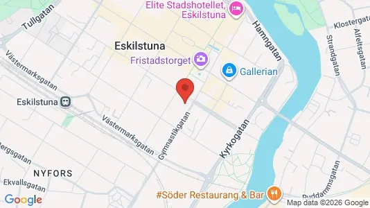 Lägenheter att hyra i Eskilstuna - kort over placeringen