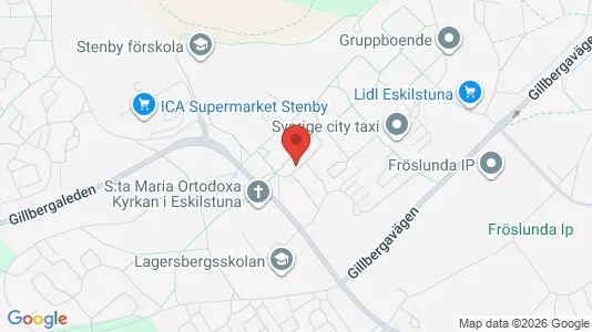Lägenheter att hyra i Eskilstuna - kort over placeringen