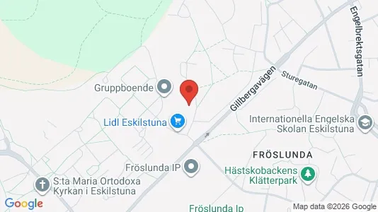 Lägenheter att hyra i Eskilstuna - kort over placeringen