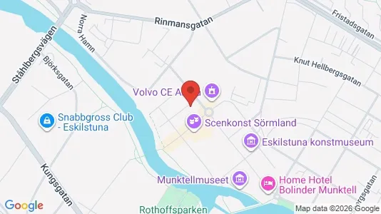 Lägenheter att hyra i Eskilstuna - kort over placeringen