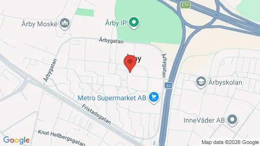 Lägenheter att hyra i Eskilstuna - kort over placeringen