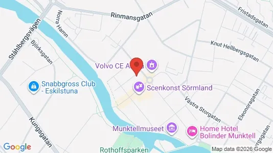 Lägenheter att hyra i Eskilstuna - kort over placeringen